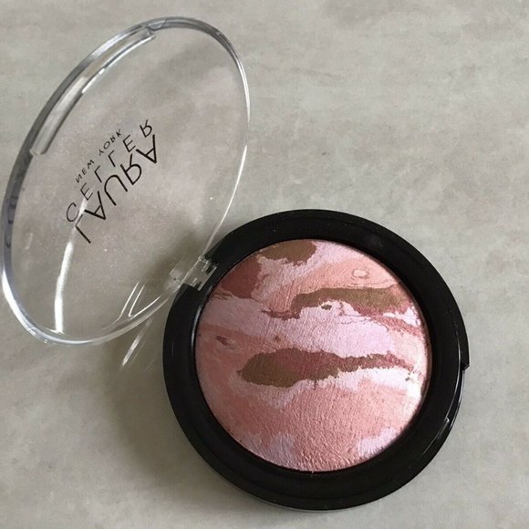Laura Geller Baked Blush N Bronze Marbleized 2-in-1 Natural Finish ROSE BRONZE - Picture 4 of 5